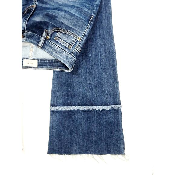 NWT Miss Me High Rise Raw Hem Flare Jeans - 27 waist - Picture 10 of 11